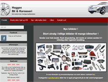 Tablet Screenshot of heggen-bil.no